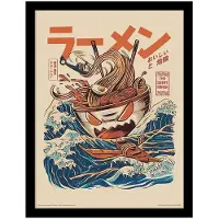 Pyramid JAPANESE STYLE - Great Ramen - Impression encadrée 30x40cm