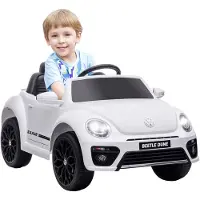 AIYAPLAY Kinder Elektroauto 12V Kinderauto mit 2,4G Fernbedienung, Musik, Hupe