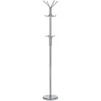 Autronic Kleiderständer 182 cm Metall silber 80001-06B CR
