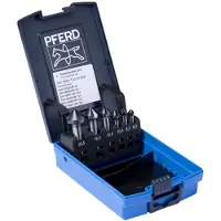 PFERD -TOOLS Kegelsenker 25202160, HSS, 6-teiliges Set, 6,3 - 20,5mm Ø, Zylinderschaft, 90 Grad