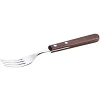 Contacto Steakgabel, groß, Holzimitat