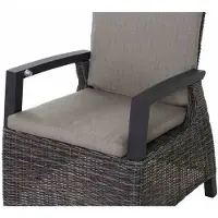 Siena Garden Corido Dining Move Sessel Gardino-Geflecht charcoal grey inkl. Kissen
