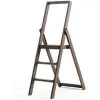 Design House Stockholm - Step Klappleiter, Eiche gebeizt, dunkel
