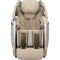 Vente-unique Massagesessel - Kunstleder - Sprachsteuerung - Zero-Gravity-System - Beige - ULAP