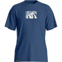 Ortovox - 120 Cool Tec Mountain Sun T-Shirt - Merinoshirt Gr S blau