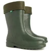 Demar Damen Gummistiefel Regenstiefel Garten Arbeitsschuhe EVA gefüttert Grün 37/38