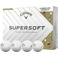 Callaway Golfbälle Supersoft LTD 2025 Cheers - 12er Pack , weiss