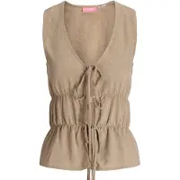 JJXX Almira Linen Jjxx ärmellose Bluse