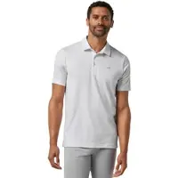 Travis Mathew Polo Featherweight Salt Breeze, weiss/grau