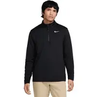 Nike Victory Dri-FIT Golfoberteil mit Halbreißverschluss für Herren - Schwarz |Größe S