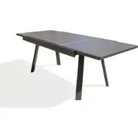 DCB Groupe Ausziehbarer Gartentisch 8 Personen, Aluminium