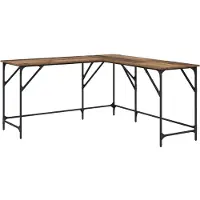 vidaXL Schreibtisch Altholz Holzwerkstoff 149 x 149 x 75 cm