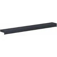 Syfax Fensterbank Anthrazit mit Holzmaserung 60 x 15 x 4,5 cm PVC