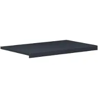 Syfax Fensterbank Anthrazit mit Holzmaserung 60 x 50 x 4,5 cm PVC
