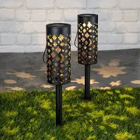 Huismerk LED Solar Gartenleuchte, 2er Set