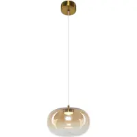 Milagro Lighting Hängelampe Vaso , creme / amber, für Wohn- / Esszimmer, Glas, Modern, Pendelleuchte