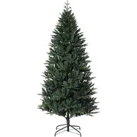 StarTech.com Realistischer Weihnachtsbaum - Künstlicher Baum - 183 cm - PE/PVC - Dichte Nadeln - Stabiler Metallständer - Schneller Aufbau - Ohne Beleuchtung - Grün