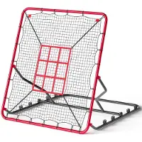 StarTech.com Rebounder Netz - Trainingsnetz für Kinder - Winkel Verstellbar - Tragbar Klappbar - Fußball, Baseball & Softball - Fangen und Passen Trainieren