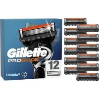 Gillette Fusion, Männer, , Fusion, Blau, Orange, Silber, 12 Stück(e)