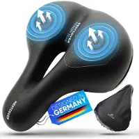 OEM Fahrradsattel für Damen & Herren mit [Airflow] Ergonomie für maximalen Fahrkomfort I Fahrrad Sattel mit optimaler Luftzirkulation I bequem