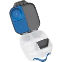 B.Box Snack Box mittelgrau blau Snackbox 1 Stk