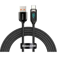 Baseus CASX020001, 1 m, USB A, USB C, Schwarz