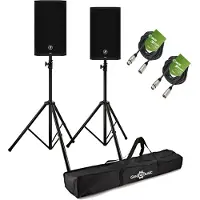 Mackie Thump 12 V4 12"-Aktiv-PA-Lautsprecher mit Ständern und Kabeln