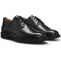 HUGO Leder-Derbys mit Budapester-Details Grösse 43