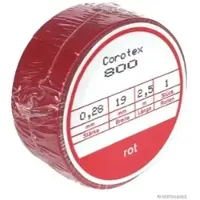 Herth+Buss HERTH&BUSS Isolierband, 19 mm x 0,28 mm, 2,5 m rot - 50272055 - rot
