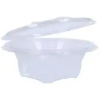 Verive Salatbox mit Deckel, rPET, 500 ml 80550348 , 1 Packung = 50 Stück