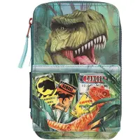 Dino World - Triple Pencil Case danger ( 0411757 )