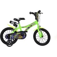 Dino Bikes Dino Kinderfahrräder Jungen Ninja Turtles 16 Zoll 27 cm Junior Felgenbremse Grün