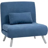 HOMCOM Schlafsessel 3-in-1 klappbar Schlafsofa mit Bettfunktion Relaxsessel