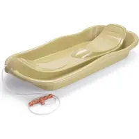 Dantoy Schlitten Bioplastik grün 79cm nachhaltiges Outdoor-Spielzeug