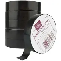 Idea-Home Isolierband 111182 , Set, schwarz, 18mm x 20m, 6 Stück