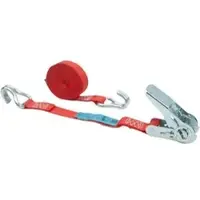 Dolezych Spanngurt DoZurr 700, mit Haken & Ratsche, 6m x 25mm, rot, Zurrkraft bis 700kg