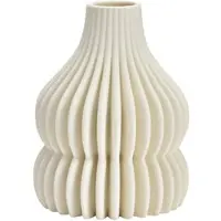 Wurm Vase Weiß Keramik