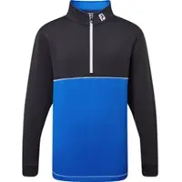 Footjoy Layer Junior Colour Block Chill-Out 1/2-Zip, schwarz/blau