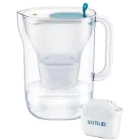 Brita Wasserfilterkanne Style Cool Blue, 2,4 l + Wasserfilter Maxtra PRO All-In-1