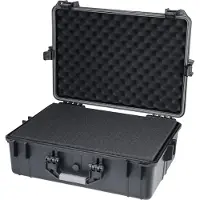 HMF ODK100 Outdoor-Fotokoffer mit Rasterschaumstoff, 57 x 41,5 x 21,5 cm