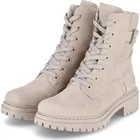 Rieker Winterstiefeletten Damen Textil & Synthetik Beige Größe: 37