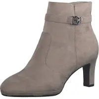 Tamaris Damen Stiefelette Ankle Boot Reißverschluss Detail modern 1-25350-41, Größe:37 EU, Farbe:Beige