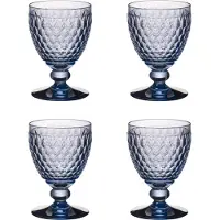 Villeroy & Boch Boston Coloured 4er Set Rotweinglas 200 ml blau Kristallglas