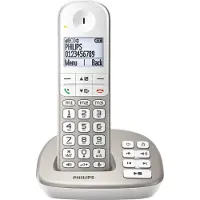 Philips Schnurlostelefon mit Anrufbeantworter XL4951S/38, 50 Eintragungen