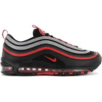 Nike Air Max 97 Herren Schuhe Schwarz-Rot 921826-014 , Größe: EU 41 US 8