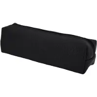 Markenlos Federmäppchen, schwarzes Nappaleder