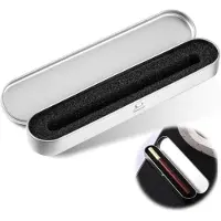 Markenlos Metalletui mit Schwamm, Geschenkbox für Kugelschreiber, kleine, tragbare Aufbewahrungsbox für Make-up-Pinsel, selbstgemachtes Abschlussgeschenk