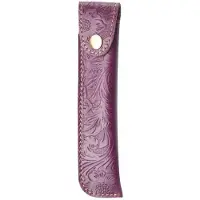 Markenlos 17 cm großes Vintage-Lederetui, Retro-Halter für Füllfederhalter mit Metall-Druckknopfverschluss, geeignet für Schule, Zuhause, Büro, Künstler und Geschäftsleute.