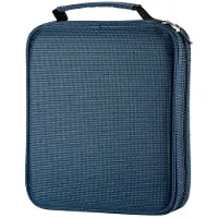 Markenlos Federmäppchen mit 120 Fächern, extra großem Fassungsvermögen, mehrlagige Schultasche für Schüler, Buntstifthalter, Federmäppchen, Stifteetui (blau)