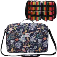 Markenlos Großes Etui für 480 Buntstifte, wasserdicht, Federmäppchen, Aufbewahrungstasche für Zeichenstifte, Künstlerbedarf, Pinsel, Fineliner, Marker, Geschenk für Kunststudenten